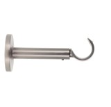 Cumpara ieftin Consolă Galerie Simplă Deschisă Ext Fi28/11.5 Cm &ndash; Argintiu Mat Compoziție Fier Forjat