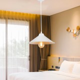 H&auml;ngeleuchte Hereford E27 Wei&szlig; [lux.pro] HausGarden Leisure