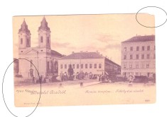CP Arad - Biserica romaneasca, 1900, necirculata, animata, stare buna