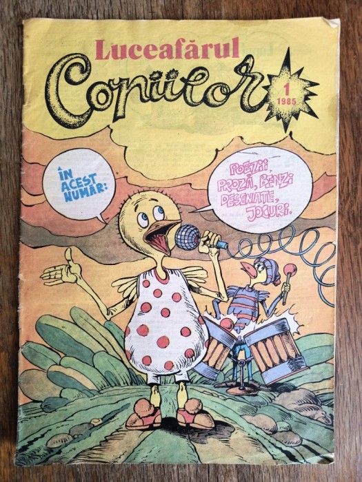 Revista Luceafarul Copiilor nr. 1 / 1985 / C Cut