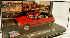 Macheta Talbot Samba Cabriolet 1983, 1:43 foto