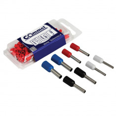 Set 100 terminale izolate, 0.75 mm&amp;sup2;, Commel, 524331 foto