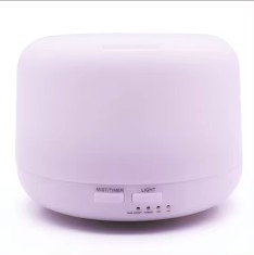Umidificator cu ultrasunete, 7 culori reglabile, cu aroma de uleiuri esentiale, electric tip priza, functie de aroma terapie, capacitate 200ml