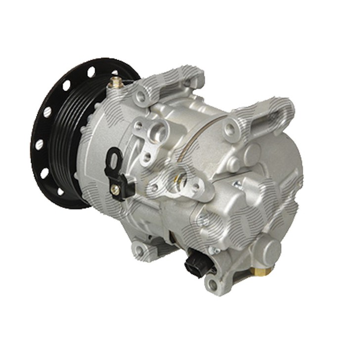 Compresor aer conditionat Toyota Avensis (T25), 2003-2008, Corolla Verso, 2002-2009, motorizare 2.0 D-4D, 85kw, diesel, rola curea 100 mm, 5 caneluri