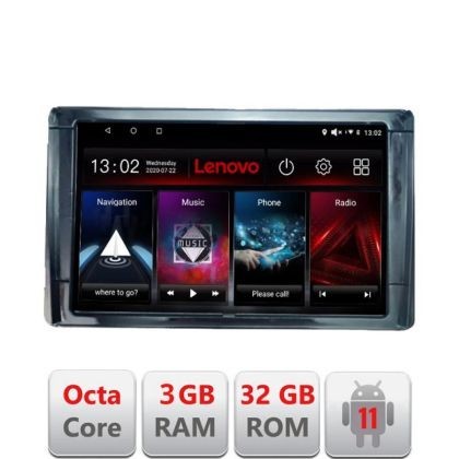 Navigatie Toyota 2DIN D-TY2DIN Octa Core cu Android Radio Bluetooth Internet GPS WIFI DSP 3+32 GB 4G KIT-TY2DIN LENOVO LITE CarStore Technology