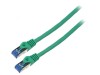 Patch cord S/FTP 6a CCA LSZH verde 15m 26AWG, Lanberg