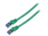 Patch cord S/FTP 6a CCA LSZH verde 15m 26AWG, Lanberg