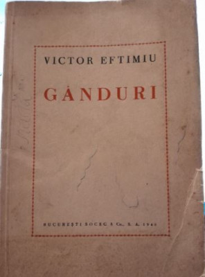 Ganduri - Victor Eftimiu foto