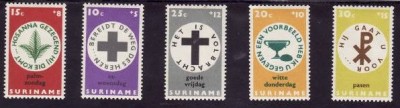 C1613 - Surinam 1968 - Pasti 5v.neuzat,perfecta stare foto