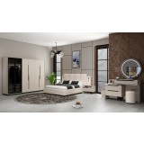 DORMITOR COMPLET AMANDA 180x200cm SALTEAUA SI SOMIERA rabatabila SUNT incluse