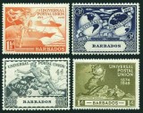 Barbados 1949 - Aniversare UPU, transport, serie neuzata
