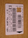 B11 11 - Carduri si cartele telefonice - card acces - piesa de colectie
