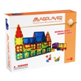 Set de constructie magnetic 3D - 158 piese, MAGPLAYER