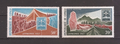 Congo 1967 - World Scout Jamboree, Idaho, PA, MNH foto