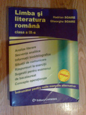 a6 Limba si literatura romana clasa a IX a - Hadrian Soare foto