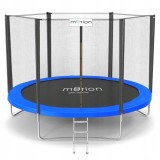 Cumpara ieftin Trambulina Gradina Copii 244cm Albastra cu Scara, Plasa Siguranta, Sarcina Max 110kg