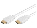 Cablu HDMI 1.4 Alb 3m, Goobay