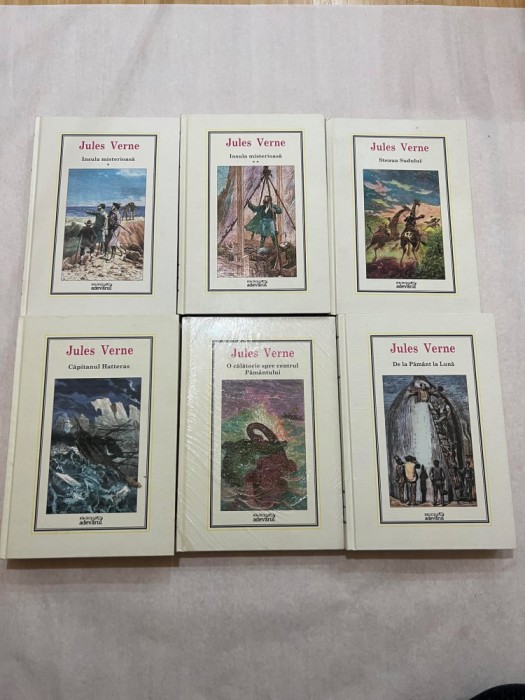 Jules Verne - Biblioteca Adevarul - Vol. 2, 3, 4, 5, 13, 14
