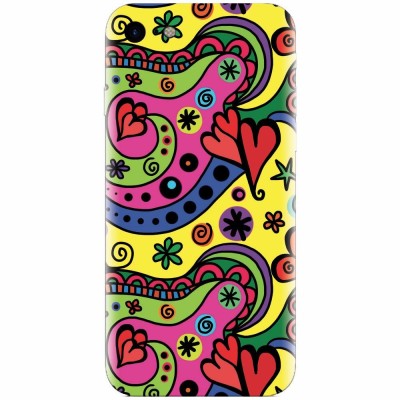 Husa silicon pentru Apple Iphone 8, Heart Color foto
