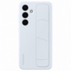 Husă cu prindere verticală Samsung Standing Grip Case pentru Galaxy S24, Albstru Deschis, Blister EF-GS921CLEGWW