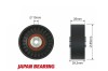 Rola curea transmisie Opel Vectra C, Vectra C Gts; Renault Espace 4, Vel Satis; Saab 9-5 3.0d, 3.5 01.2007-, NTY RNK-PL-018