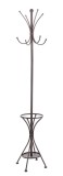 Cumpara ieftin Cuier pardoseala otel gri charcoal Charlotte 27x27x174 cm
