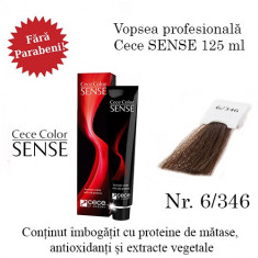 Cece Sense vopsea permanenta 125 ml FARA PARABENI nr.6/346. foto