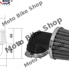 MBS Filtru aer sport D.35 90 grade, Cod Produs: 100601070RM