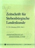 Zeitschrift f&uuml;r Siebenb&uuml;rgische Landeskunde, 94/1.