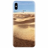 Husa silicon pentru Apple Iphone XS, Beach Sand Closeup Holiday