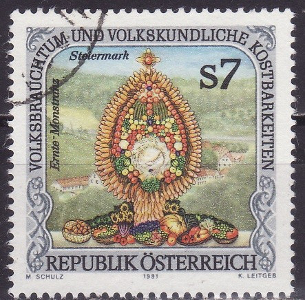 Austria 1991 - Folclor 1v.stampilat,perfecta stare(z)