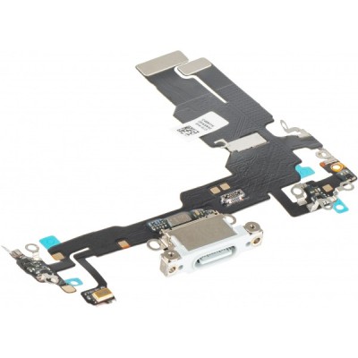 Banda cu Conector Incarcare - Microfon Apple iPhone 15, Argintiu foto