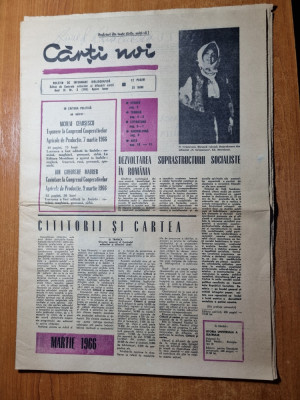 ziarul carti noi martie 1966-articolul cititorii si cartea foto