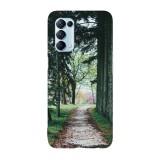 Husa compatibila cu Oppo Find X3 Lite model Relaxing walk, Silicon, TPU, Viceversa, Transparent, Carcasa