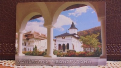 ROM- MANASTIREA BRANCOVEANU, SAMBATA -VEDERE DIN CURTEA MANASTIRII- NECIRCULATA foto