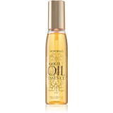 Montibello Gold Oil Amber &amp; Argan Oil ulei pentru regenerarea și protecția părului deteriorat și a v&acirc;rfurilor despicate cu ulei de argan 130 ml