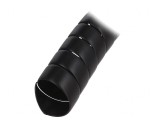 &Icirc;nfășurare &icirc;n spirală neagră 45mm polipropilenă 1m