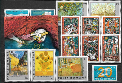 C3220 - lot timbre nestampilate Romania MNH foto