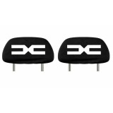 Set 2 huse tetiere negre, pentru gama auto DACIA NOU