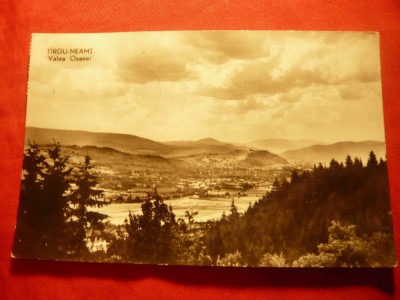 Ilustrata Targu Neamt - Valea Ozanei circulat 1963 foto