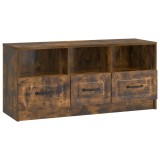 vidaXL Cabinet TV Stejar fumuriu 102 x 34,5 x 47 cm Lemn prelucrat 895830