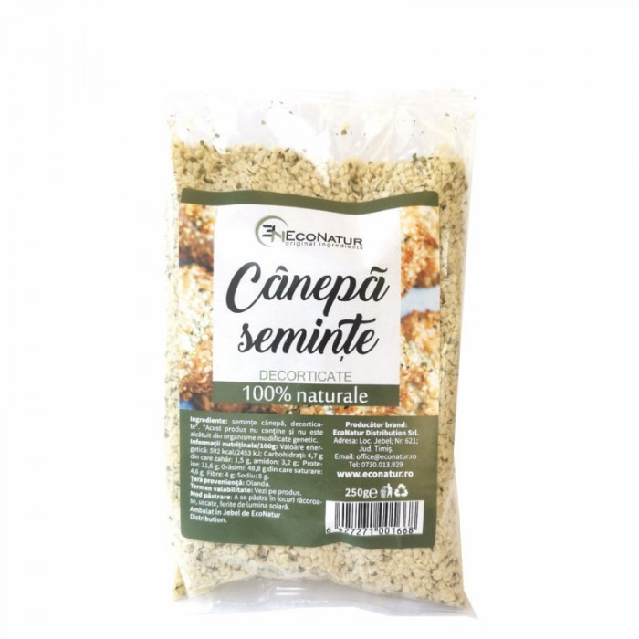 Seminte canepa decorticate 250gr