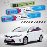 Cumpara ieftin Ștergătoare Toyota Auris E18 Touring Sports Estate 2013-prezent | Set Față și Spate Flat Premium &ndash; TeamCar&reg;