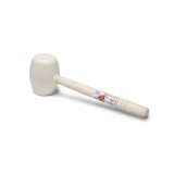 Ciocan din cauciuc alb rotund, 500g - RUBI-66906