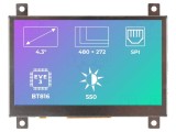 Afişaj TFT 4,3" 480x272 LED 106,3x68x6,85mm EVE3