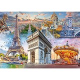 Puzzle 2000 piese - Weekend in Paris | Trefl