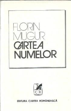 Cartea numelor - Florin Mugur