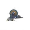 Roata pivotanta pentru mobila cu frana, cauciuc 2 inch, albastru
