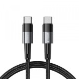 Cablu Date si Incarcare USB-C - USB-C Tech-Protect Ultraboost, 60W, 1m, Gri