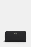 Lacoste portofel femei, culoarea negru